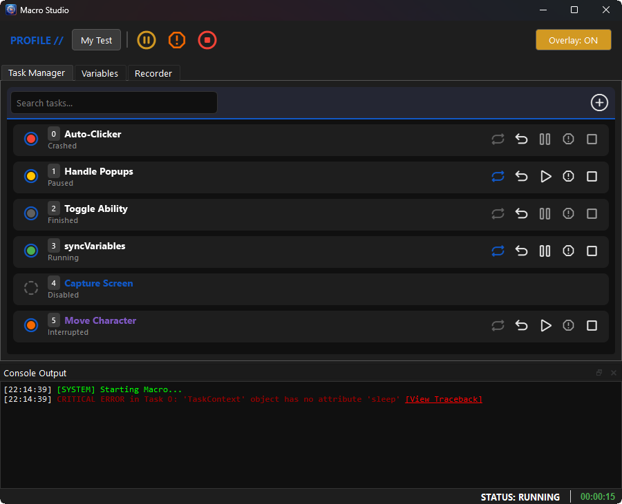 Task Manager UI